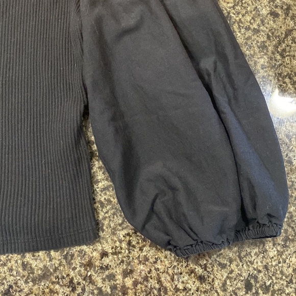 Balloon 3/4 Sleeve Bardot Top - Picture 4 of 6